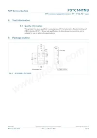 PDTC144TMB Datasheet Pagina 7