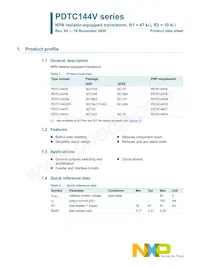 PDTC144VS Datasheet Page 2