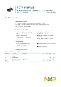 PDTC144WMB Datasheet Page 2