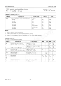 PDTC144WS Datasheet Page 6