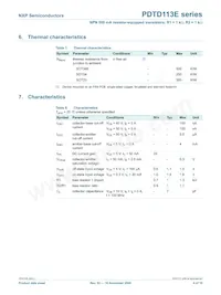 PDTD113EK Datasheet Page 5