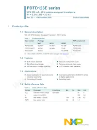 PDTD123EK Datasheet Page 2
