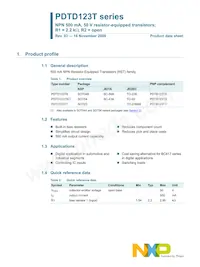 PDTD123TS Datasheet Pagina 2