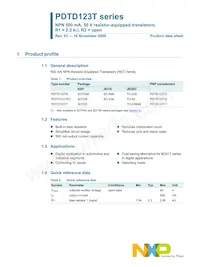 PDTD123TS 데이터 시트 페이지 2