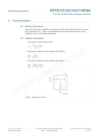 PDTD143EQAZ Datasheet Page 18