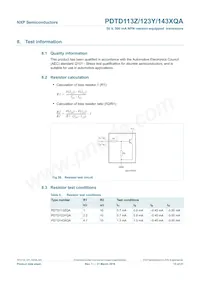 PDTD143XQAZ Datasheet Page 16