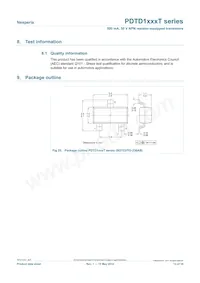 PDTD143XTVL Datasheet Pagina 13