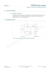 PDTD143XUX Datasheet Page 22