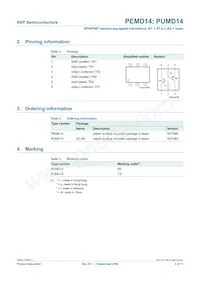PEMD14 Datasheet Page 3