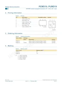 PEMD19 Datasheet Page 3