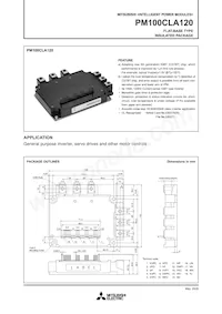 PM100CLA120 Datasheet Cover
