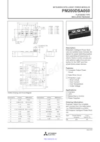 PM200DSA060 Datasheet Copertura