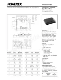 PM200RSD060 Datasheet Cover