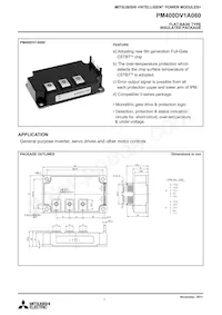 PM400DV1A060 Datasheet Cover