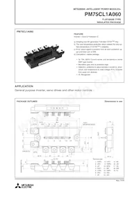 PM75CL1A060 Datasheet Cover