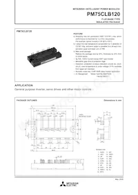 PM75CLB120 Datasheet Cover