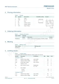 PMD9002D Datasheet Pagina 3