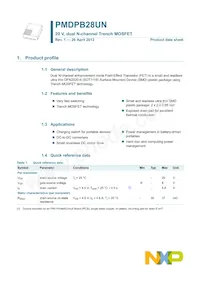 PMDPB28UN Datasheet Pagina 2