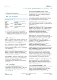 PQMD12Z Datasheet Pagina 12