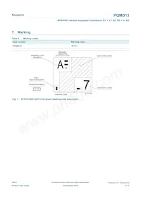 PQMD13Z Datasheet Pagina 3