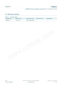 PQMH2Z Datasheet Pagina 11