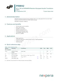 PRMH2Z Datasheet Copertura