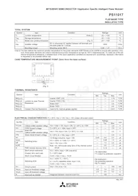 PS11017 Datasheet Page 3