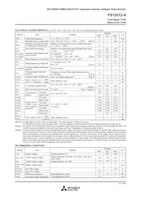 PS12012-A Datasheet Page 4
