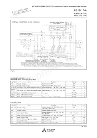 PS12017-A Datasheet Pagina 2