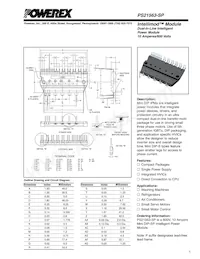 PS21563-SP Datasheet Cover