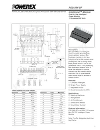 PS21564-SP Datasheet Cover