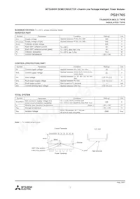 PS21765 Datasheet Page 2
