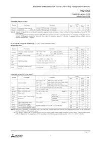 PS21765 Datasheet Page 3