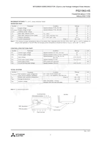 PS21963-4S Datasheet Page 2