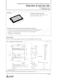 PS21997-4A Datasheet Cover