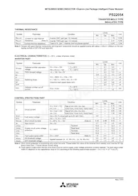 PS22054 Datasheet Page 4