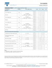 SI1539DDL-T1-GE3 Datasheet Page 3
