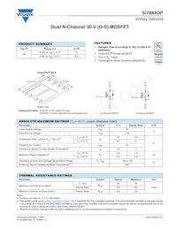 SI7844DP-T1-GE3 Datasheet Cover