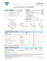 SIA923EDJ-T4-GE3 Datasheet Cover