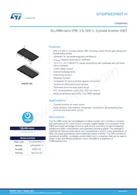 STGIPNS3H60T-H Datasheet Cover
