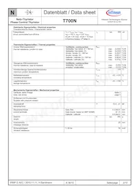 T700N20TOFXPSA1 Datasheet Page 2