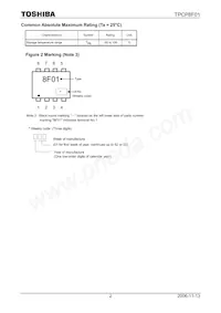 TPCP8F01(TE85L Datasheet Pagina 2