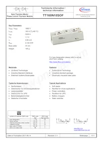 TT160N18SOFHPSA1 Datasheet Cover
