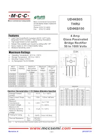 UD4KB100-BP Datasheet Cover