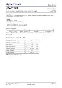 UPA672CT-T1-AT Datasheet Copertura