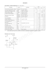 VEC2415-TL-E Datasheet Pagina 2