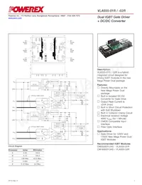 VLA555-01R Datenblatt Cover