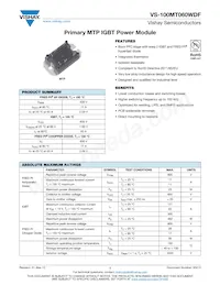 VS-100MT060WDF Datasheet Cover