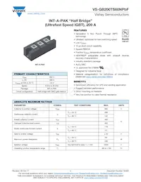 VS-GB200TS60NPBF Datasheet Cover