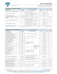 VS-GT120DA65U Datasheet Page 2